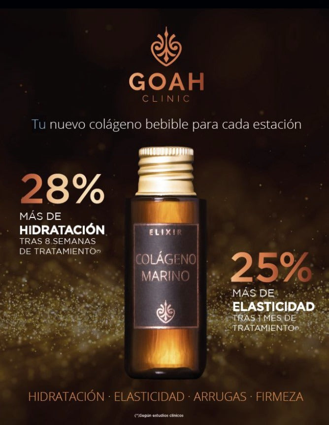 ELIXIR COLAGENO MARINO GOAH CLINIC EL LUJO DE LO NATURAL PARA TU PIEL
