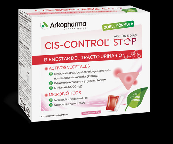 Cis-Control Stop 10 sobres + 5 sticks Doble Fórmula