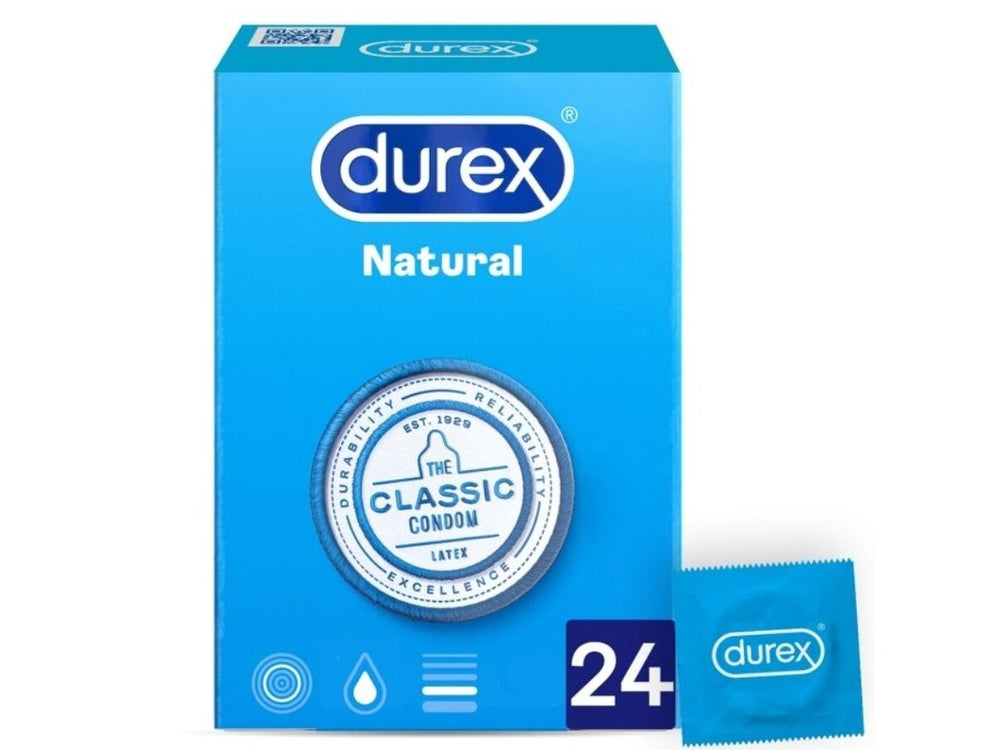 Durex Natural Preservativos 24 unidades