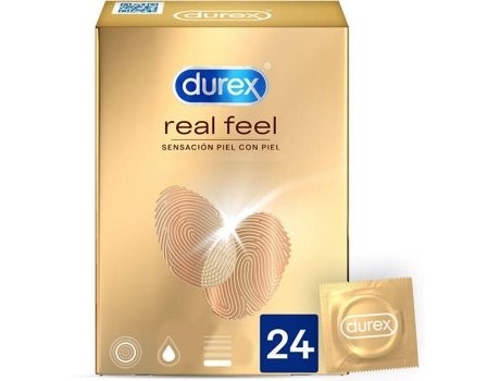Durex Real Feel Preservativos 24 unidades