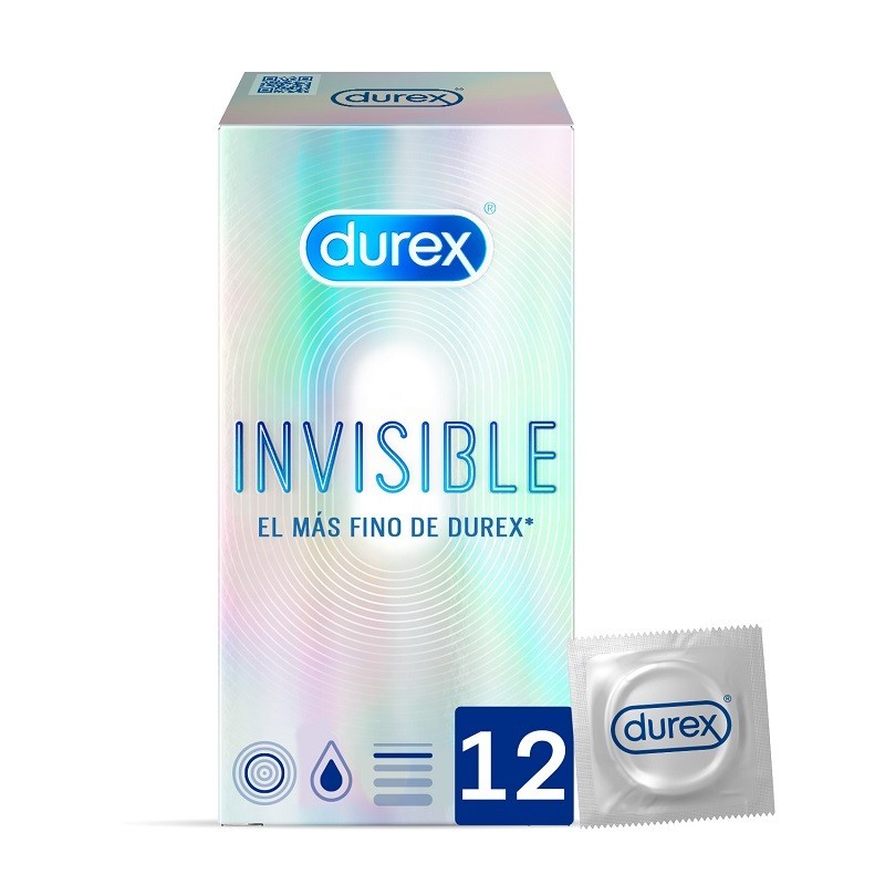 Durex Invisible Extra Sensitivo 12 unidades