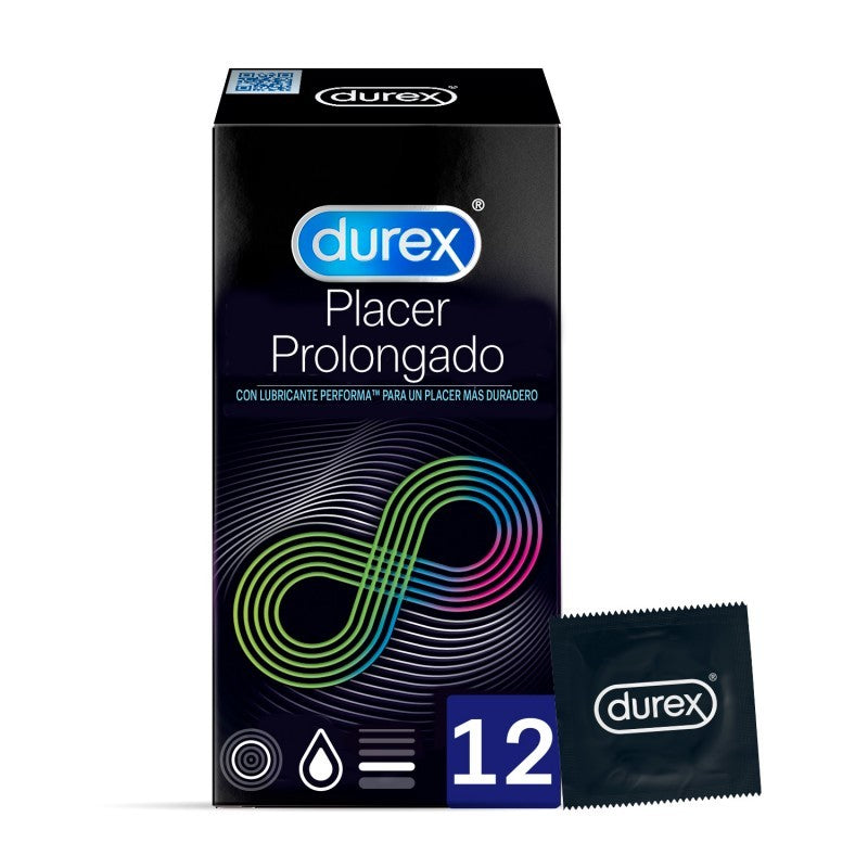 Durex Placer Prolongado Preservativos 12 unidades