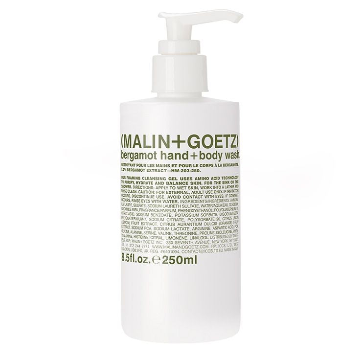 Malin+Goetz Bergamot Hand + Body Wash 250 ml