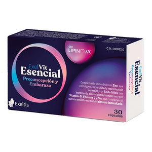 ExelVit Esencial Preconcepción y Embarazo 30 Cápsulas