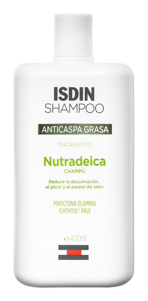 Isdin Shampoo Anticaspa Grasa Nutradeica Champú 400 ml