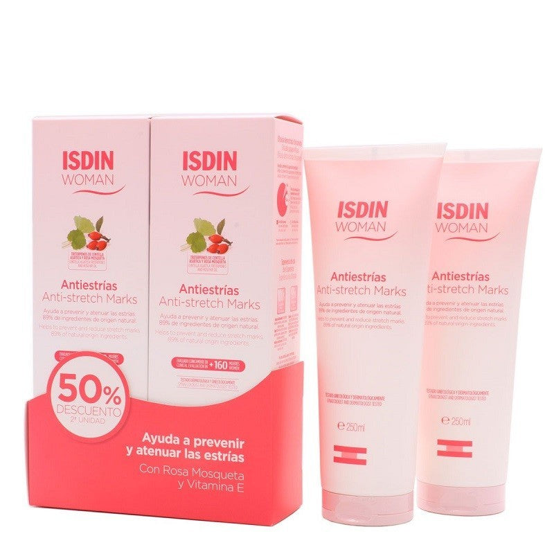 Isdin Woman Antiestrías Duplo Pack Oferta 2x250 ml
