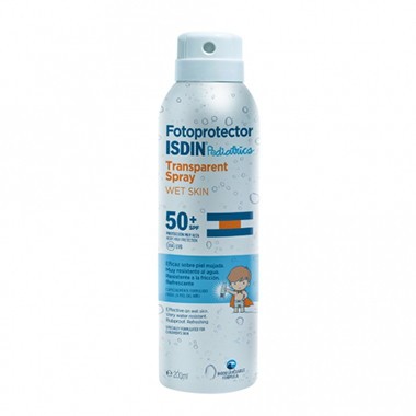 Isdin Pediatrics Fotoprotector Transparente Spray Wet Skin SPF 50+ 250 ml
