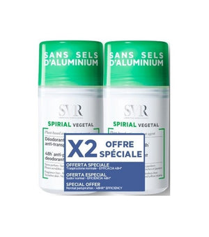 SVR Spirial Vegetal Pack 2x Desodorantes Roll On