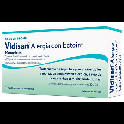 Vidisan Alergia con Ectoin Monodosis 20 x 0,5 ml