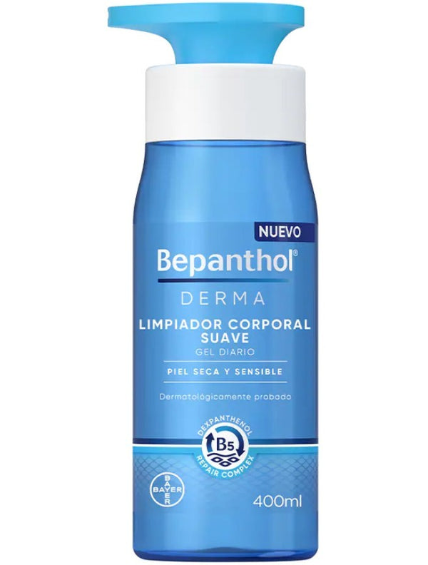 Bepanthol Derma Limpiador Corporal Suave Gel Diario 400 ml
