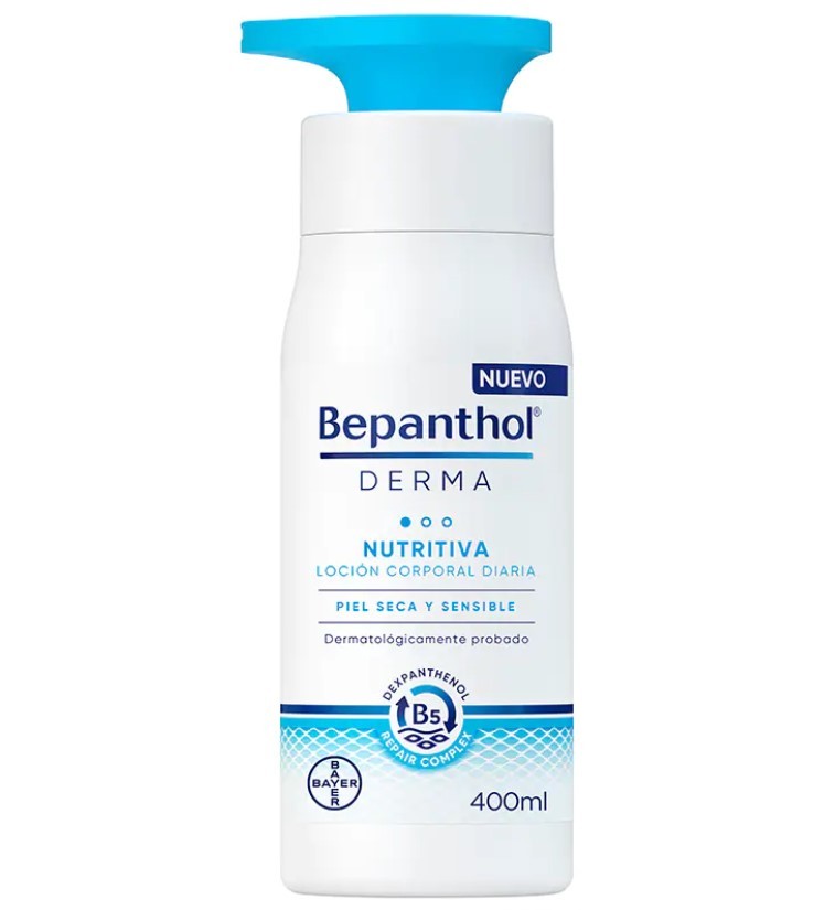 Bepanthol Derma Loción Corporal Diaria Nutritiva con dispensador 400 ml