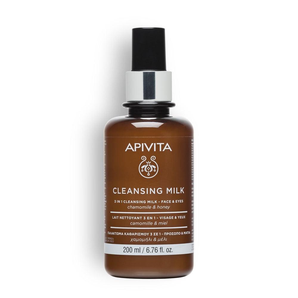 Apivita Leche Limpiadora 3 en 1 200 ml – Rostro y ojos