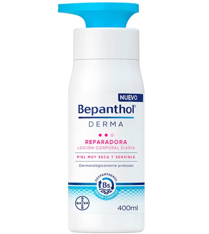 Bepanthol Derma Loción Corporal Diaria Reparadora 400 ml