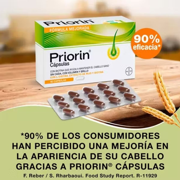 Priorin Anticaída 60 cápsulas