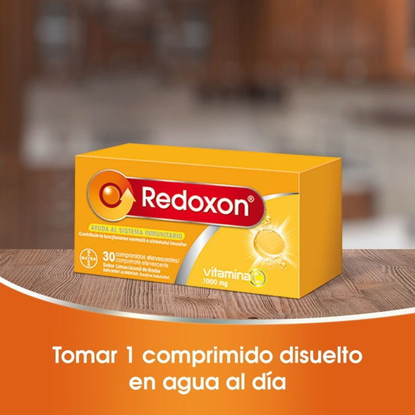 Redoxon Vitamina C 30 Comprimidos Efervescentes Sabor Limón