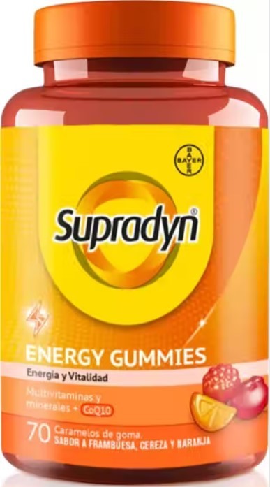 Supradyn Energy Gummies Adulto 70 caramelos de goma