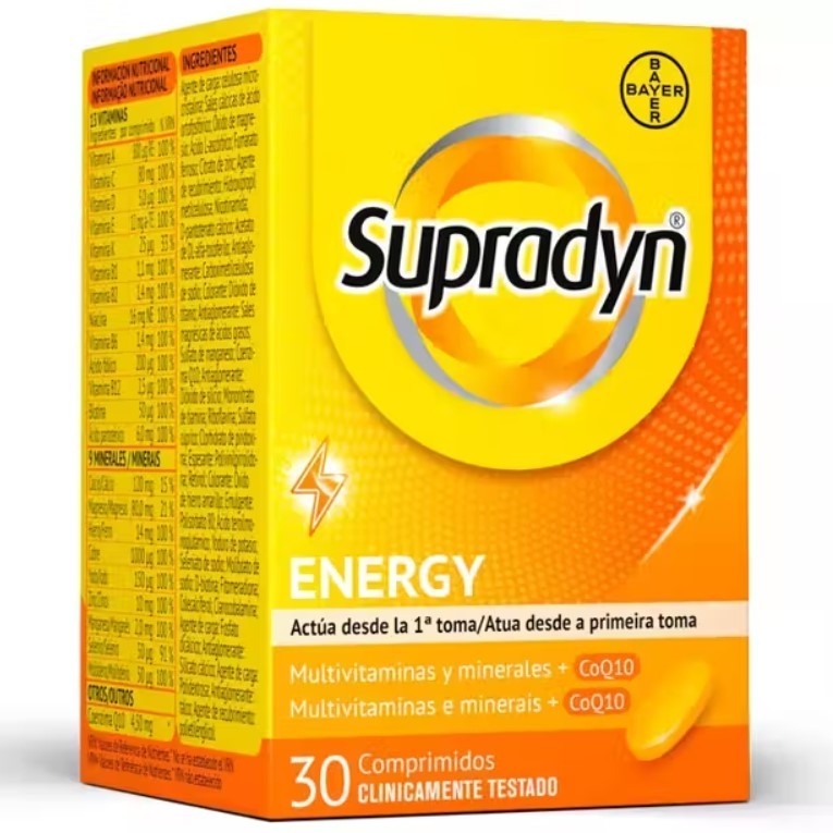 Supradyn Energy Adultos 30 comprimidos