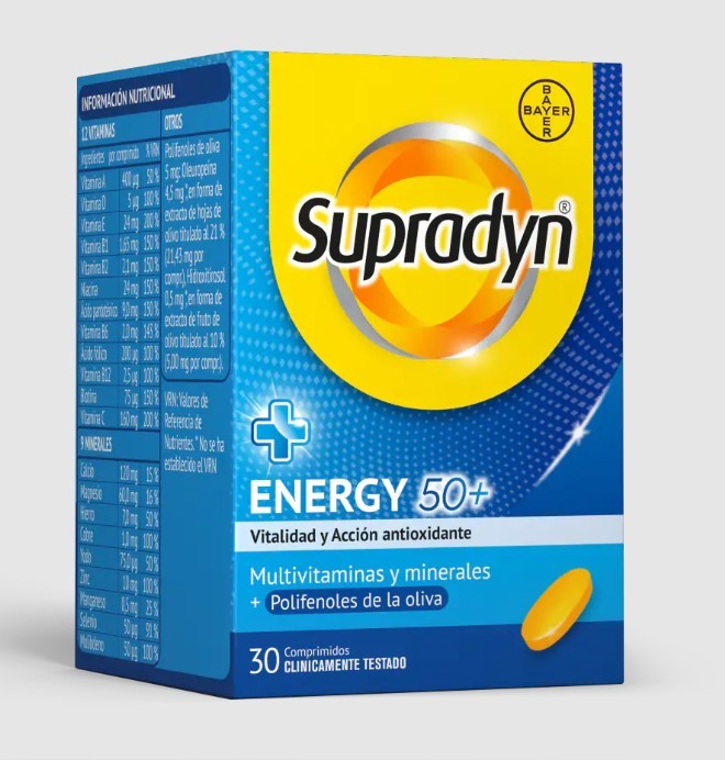 Supradyn Energy 50+ 30 comprimidos