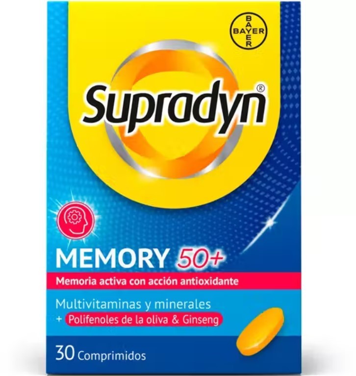 Supradyn Memory 50+ 30 comprimidos