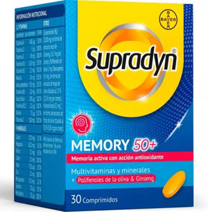 Supradyn Memory 50+ 30 comprimidos