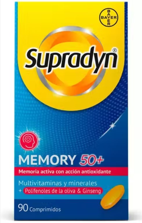 Supradyn Memory 50+ 90 comprimidos