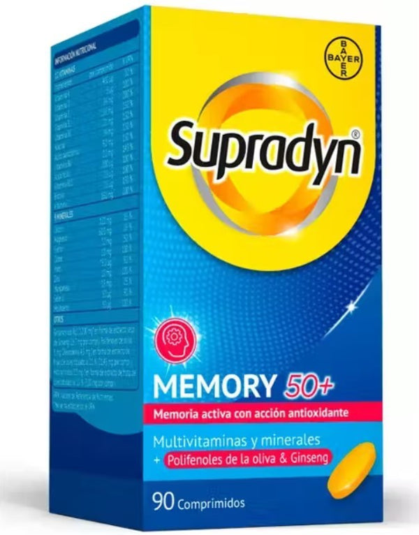 Supradyn Memory 50+ 90 comprimidos