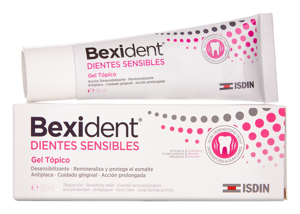 Bexident Dientes sensibles Gel tópico Tratamiento Coadyuvante con CPC + Cymenol 50 ml