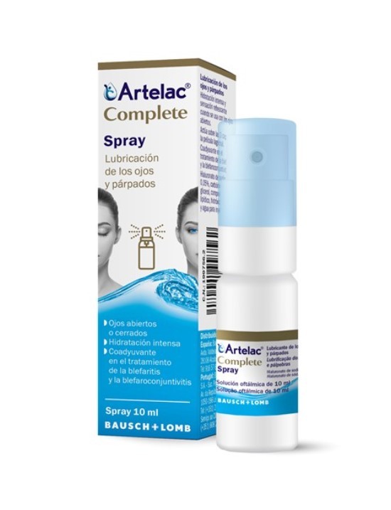 Artelac Complete Spray Lubricación para Ojos y Párpados 10 ml