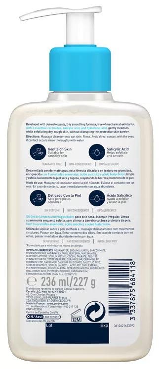 Cerave SA Limpiador Anti-rugosidades 236 ml