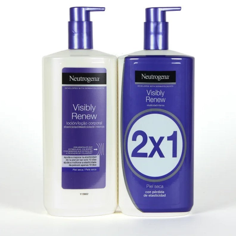 Duplo Neutrogena Visibly Renew Loción Corporal Elasticidad Intensa 2 x 750 ml