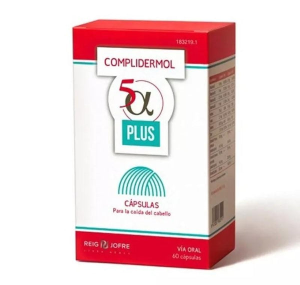 Complidermol 5 Alfa Plus 60 Cápsulas Anticaída del Cabello