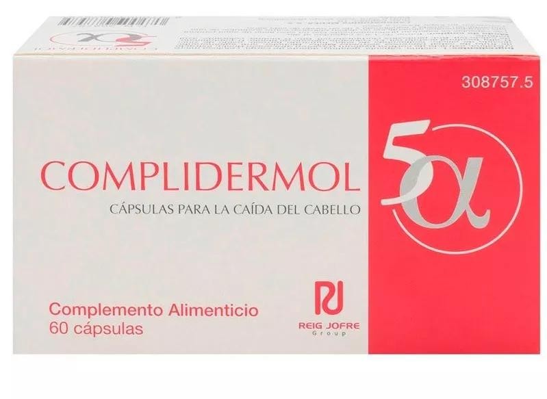 Complidermol 5 Alfa 60 Cápsulas Anticaída del Cabello