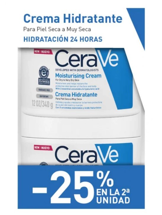 Cerave Duplo Crema Hidratante 2 x 340 ml