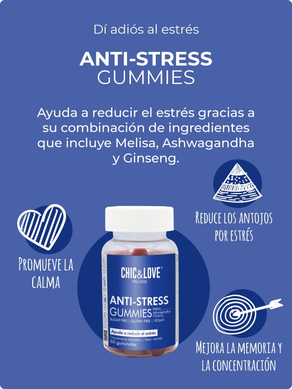 Chic&Love Anti-Estrés Gummies 60 gominolas