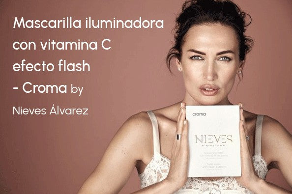 Mascarilla Iluminadora Con Vitamina C Efecto Flash - Croma by Nieves Álvarez | Edición Limitada