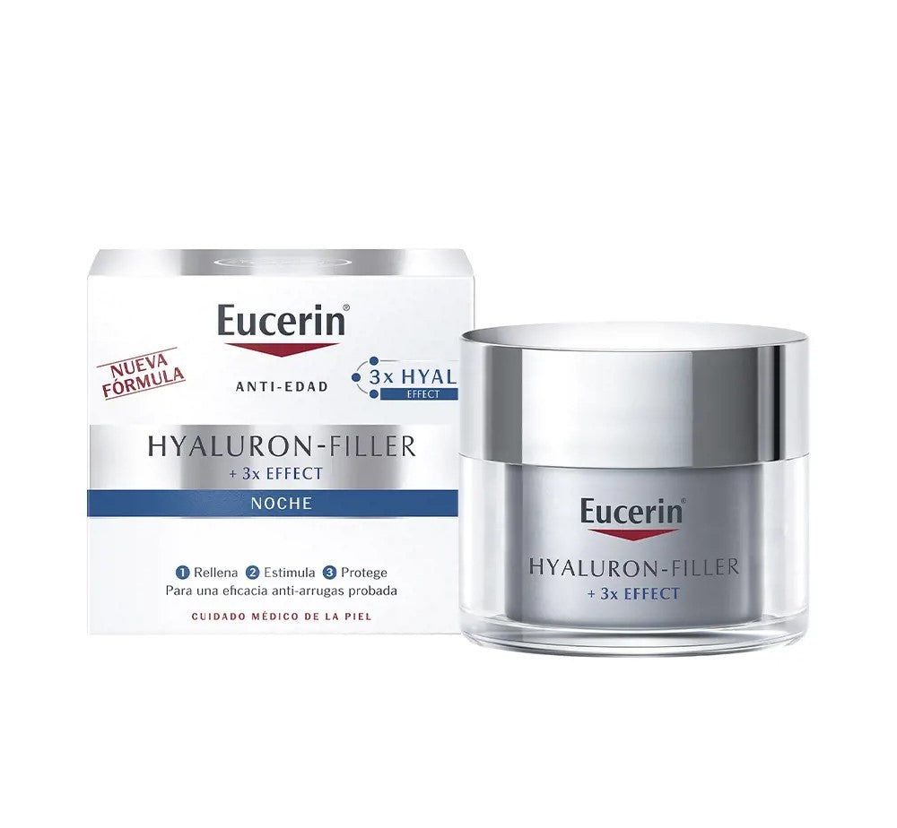 Eucerin Hyaluron Filler + 3x Effect Crema de noche Antiedad 50 ml