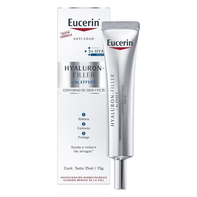 Eucerin Hyaluron-Filler +3x Effect Contorno de Ojos 15 ml