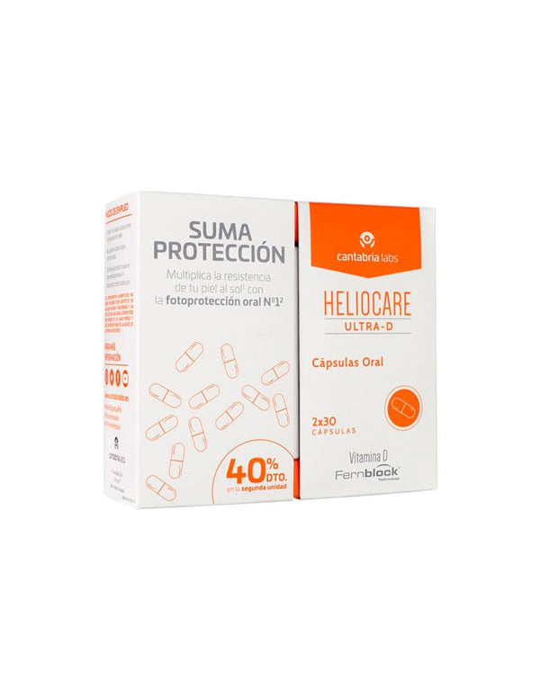 Heliocare Ultra D Cápsulas Duplo, Protégete del sol desde el interior