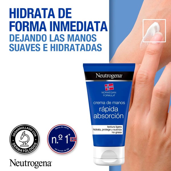 Duplo Crema Manos Neutrogena Rápida Absorción