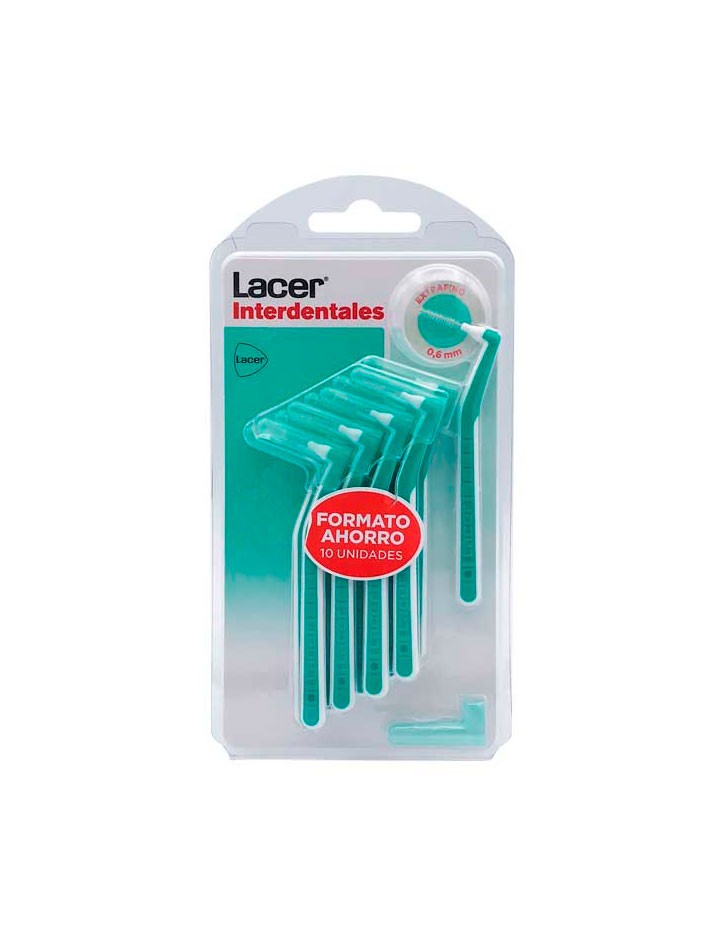 Lacer Interdentales Extrafino Angular 10 uds