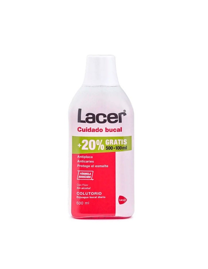 Lacer Colutorio Enjuague Bucal Diario Anticaries 600 ml