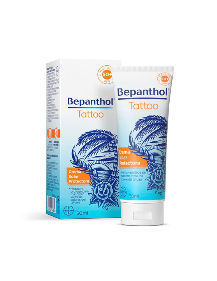 Bepanthol Tattoo Crema Solar Protectora SPF50+ 50 ml