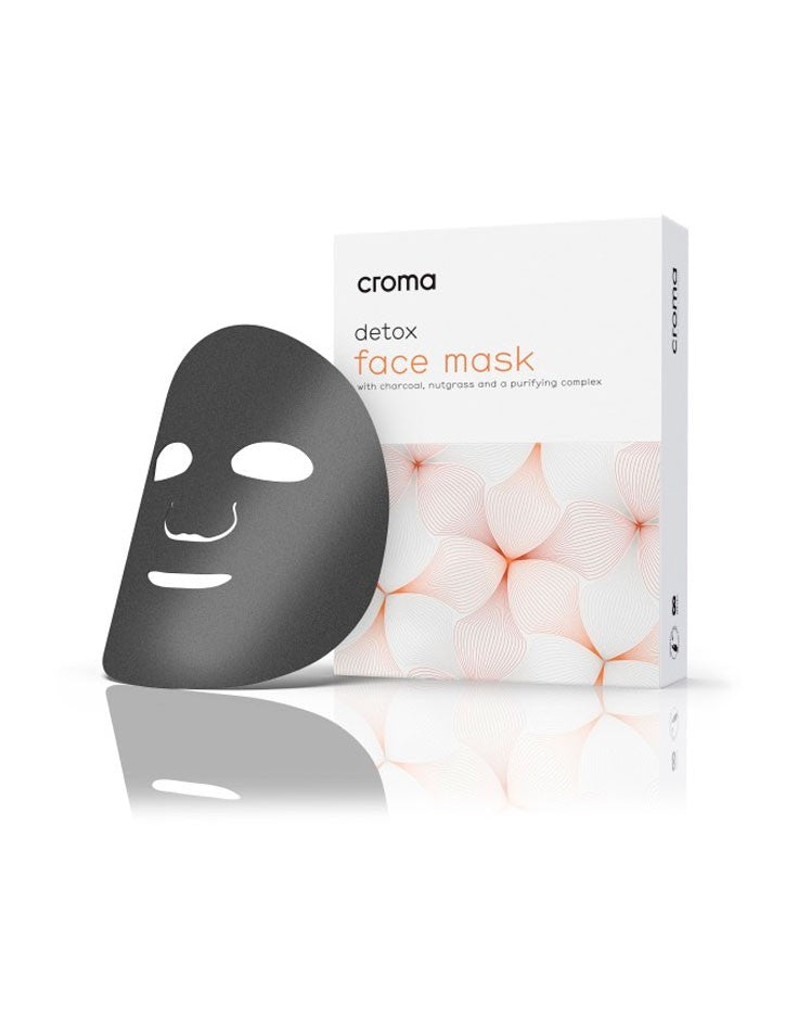 Croma Mascarilla Purificante De Carbón Activado Con Efecto Detox 8 uds