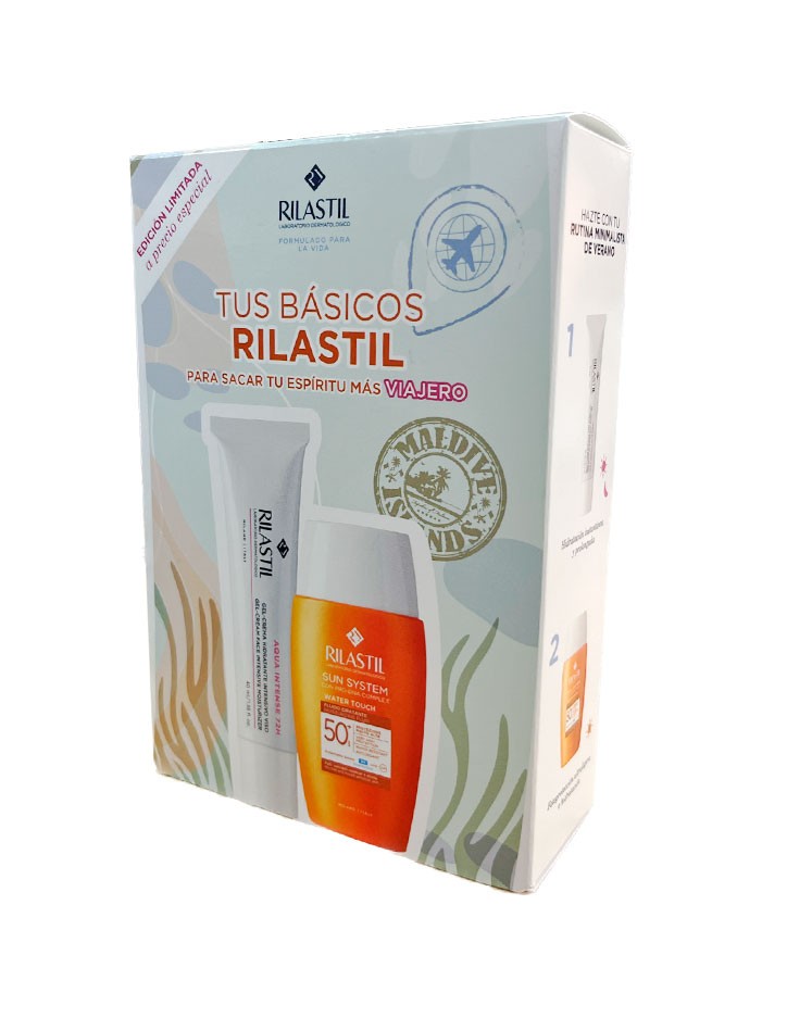 Pack Rilastil Viajero Aqua Intense 72 H + Water Touch SPF50+