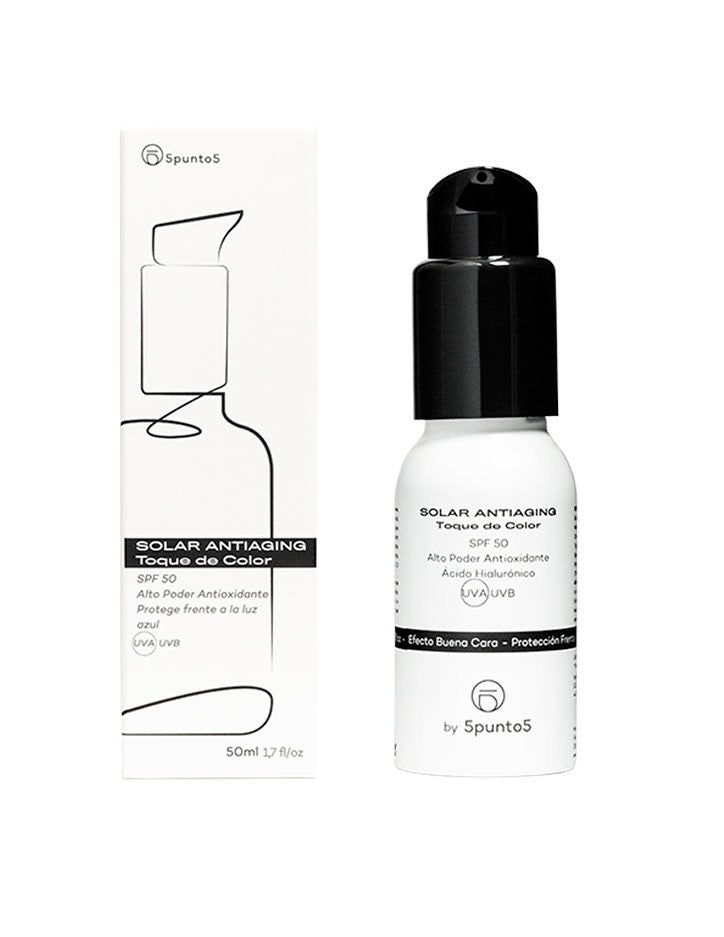 5punto5 Protector Solar Antiaging con Color 50 ml