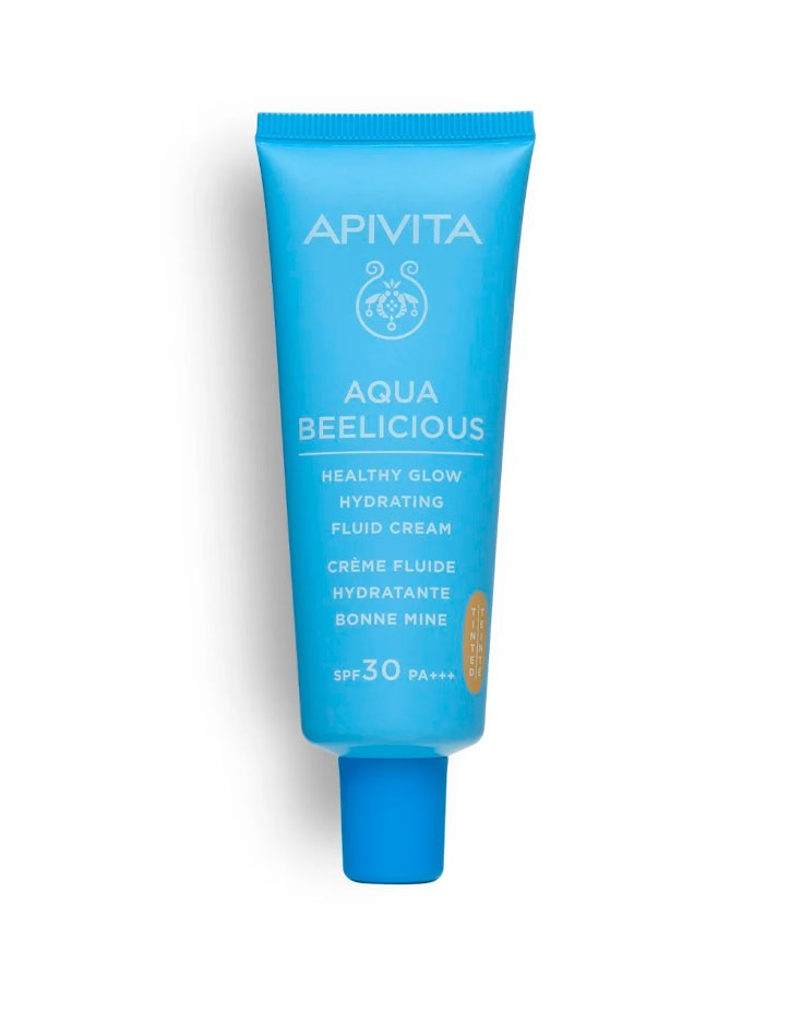 Apivita Aqua Beelicious Crema Fluida Iluminadora Hidratante SPF30 con color 40 ml