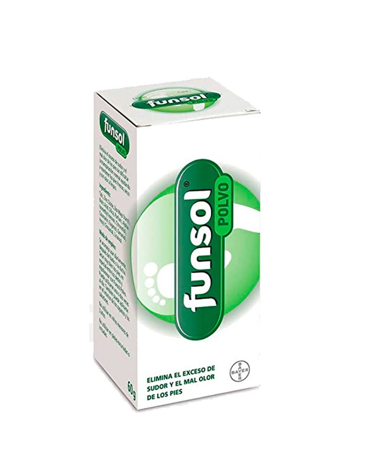 Funsol Polvo 60 g Reduce el Sudor Excesivo y Elimina el Mal Olor
