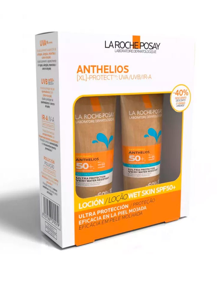 Duplo La Roche Posay Anthelios Loción Piel Mojada SPF50+ 200 ml