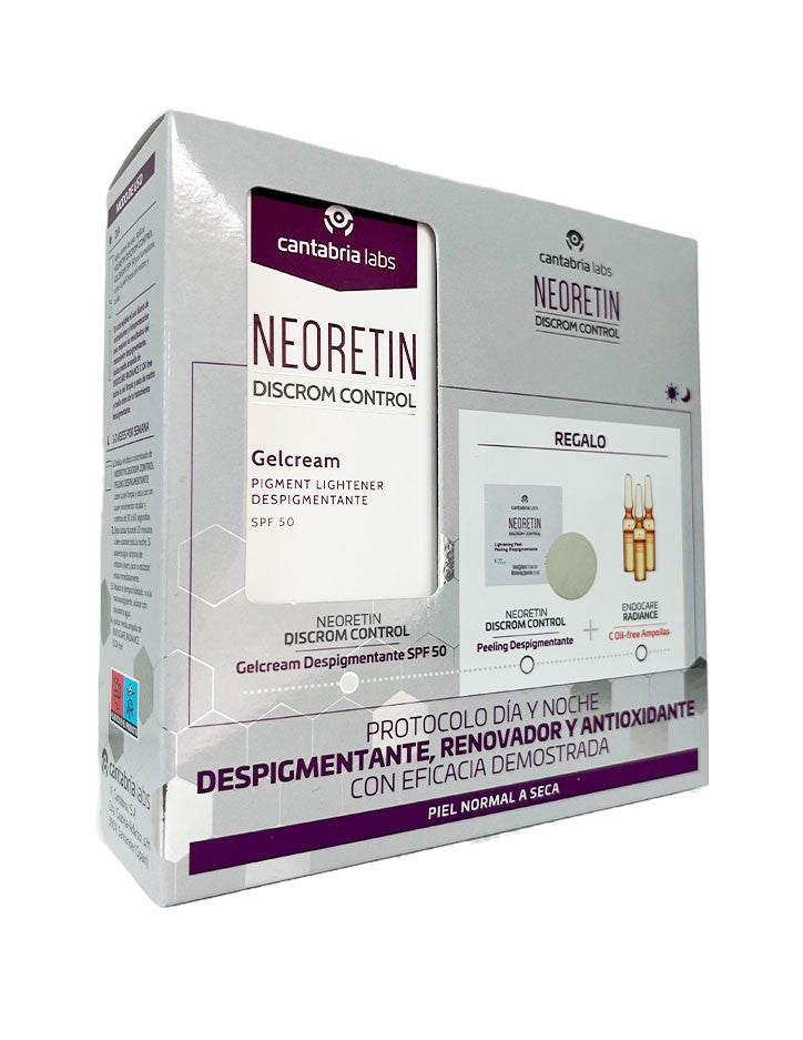 Pack Neoretin Gelcrema Pigment Lightner + Regalo Peeling Despigmentante + Endocare Radiance