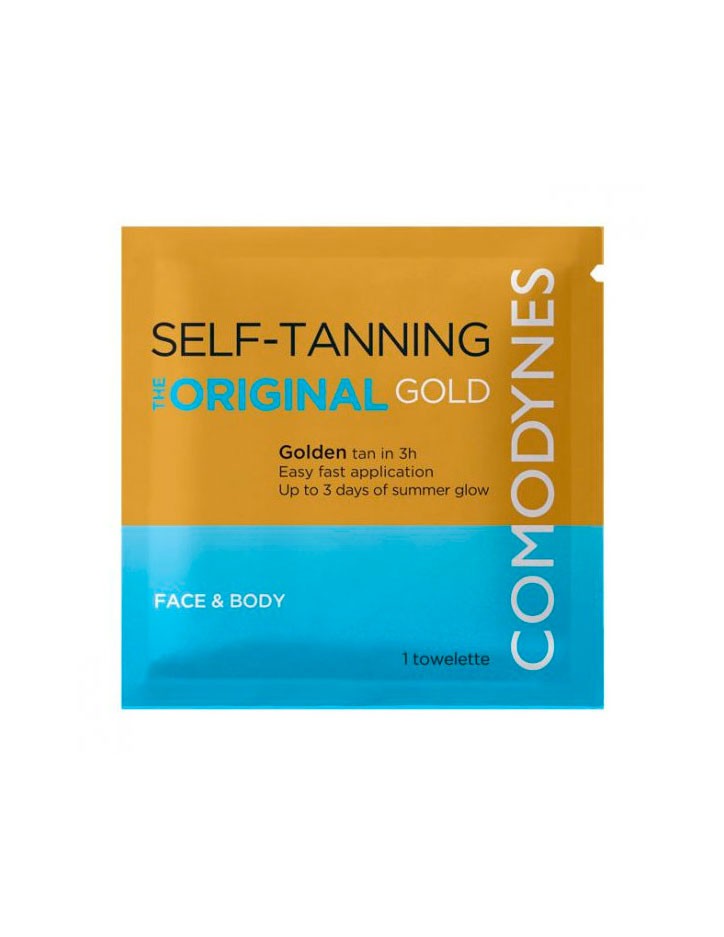 Comodynes Toallita Autobronceadora Tono Dorado 1 ud